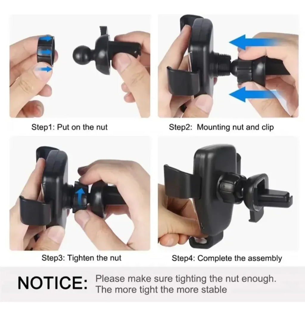 Soporte Cargador Inalámbrico Para Auto
