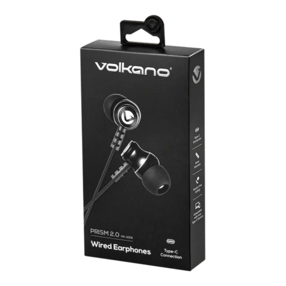 Auriculares Volkano Tipo C / In Ear