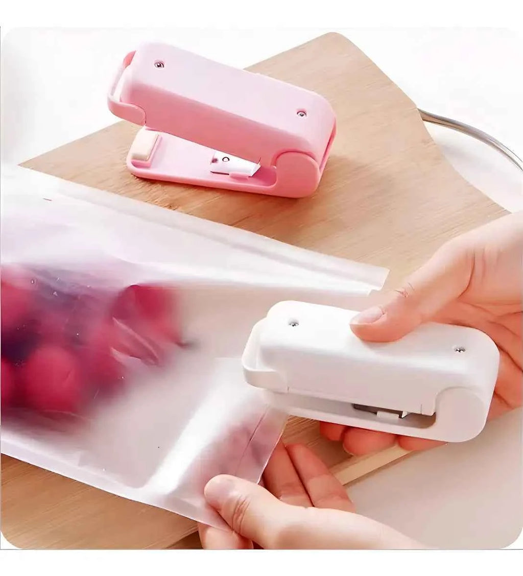 Mini Sellador De Bolsas Portatil