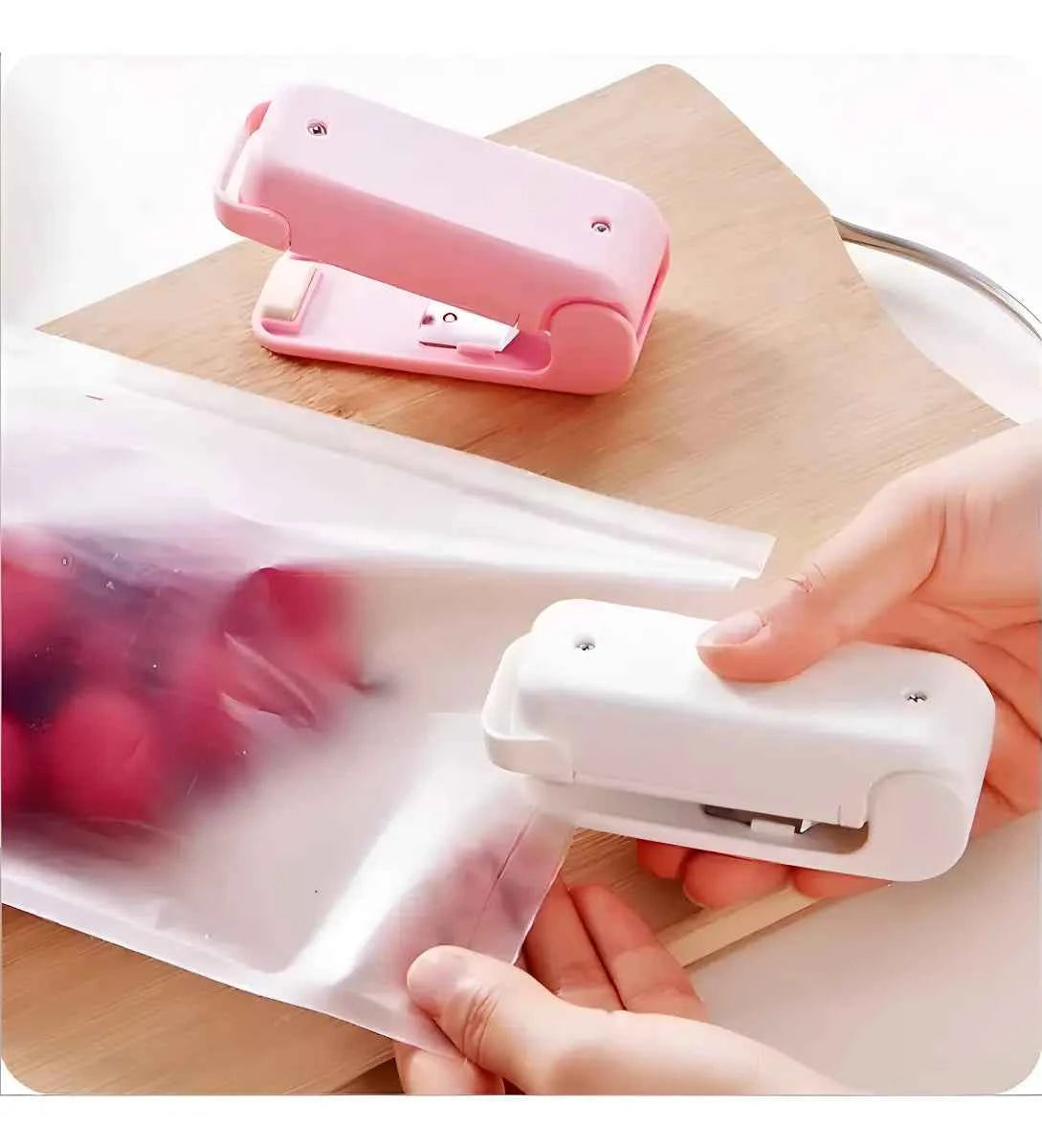 Mini Sellador De Bolsas Portatil