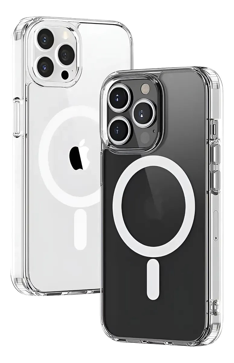 Funda MagSafe Transparente para iPhone 13, 14, 15, 16 y 17