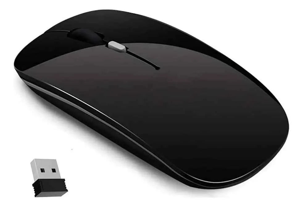 Mouse Inalambrico Ultra Fino Con Nano Receptor Wireless