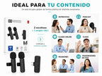 Micrófonos Inalámbricos Solapa USB-C