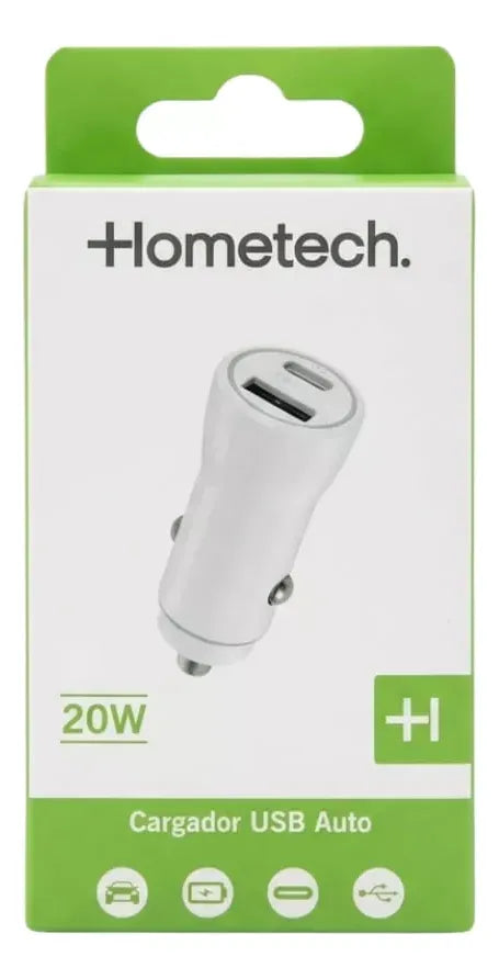 Cargador Para Auto / 20w Doble Puerto