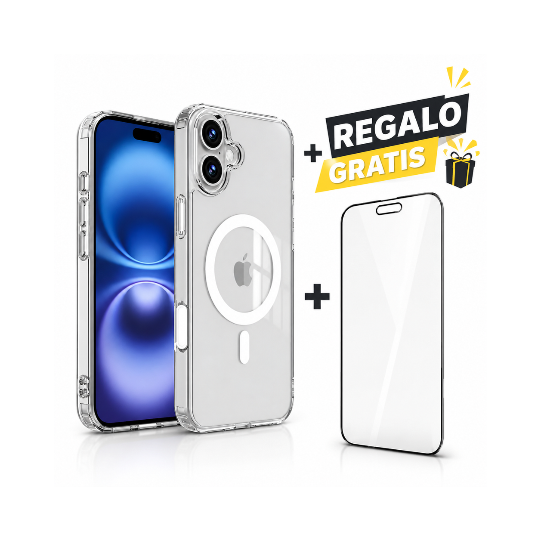Funda MagSafe Transparente para iPhone 13, 14, 15, 16 y 17