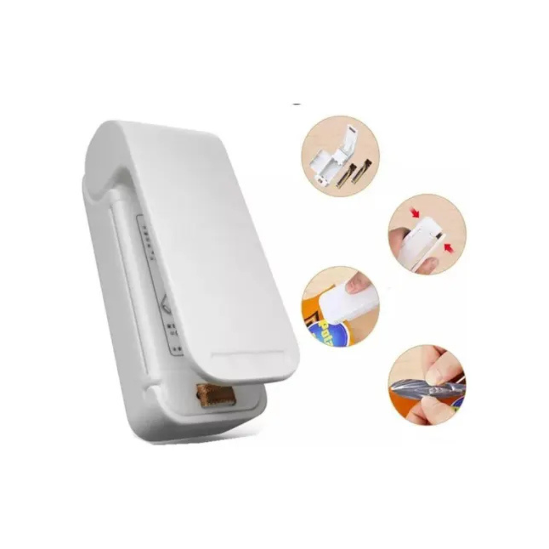 Mini Sellador De Bolsas Portatil
