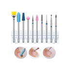 Kit 10 Fresas Manicura Pedicura