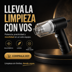 Aspiradora Mini 2 En 1 Portátil Con Accesorios