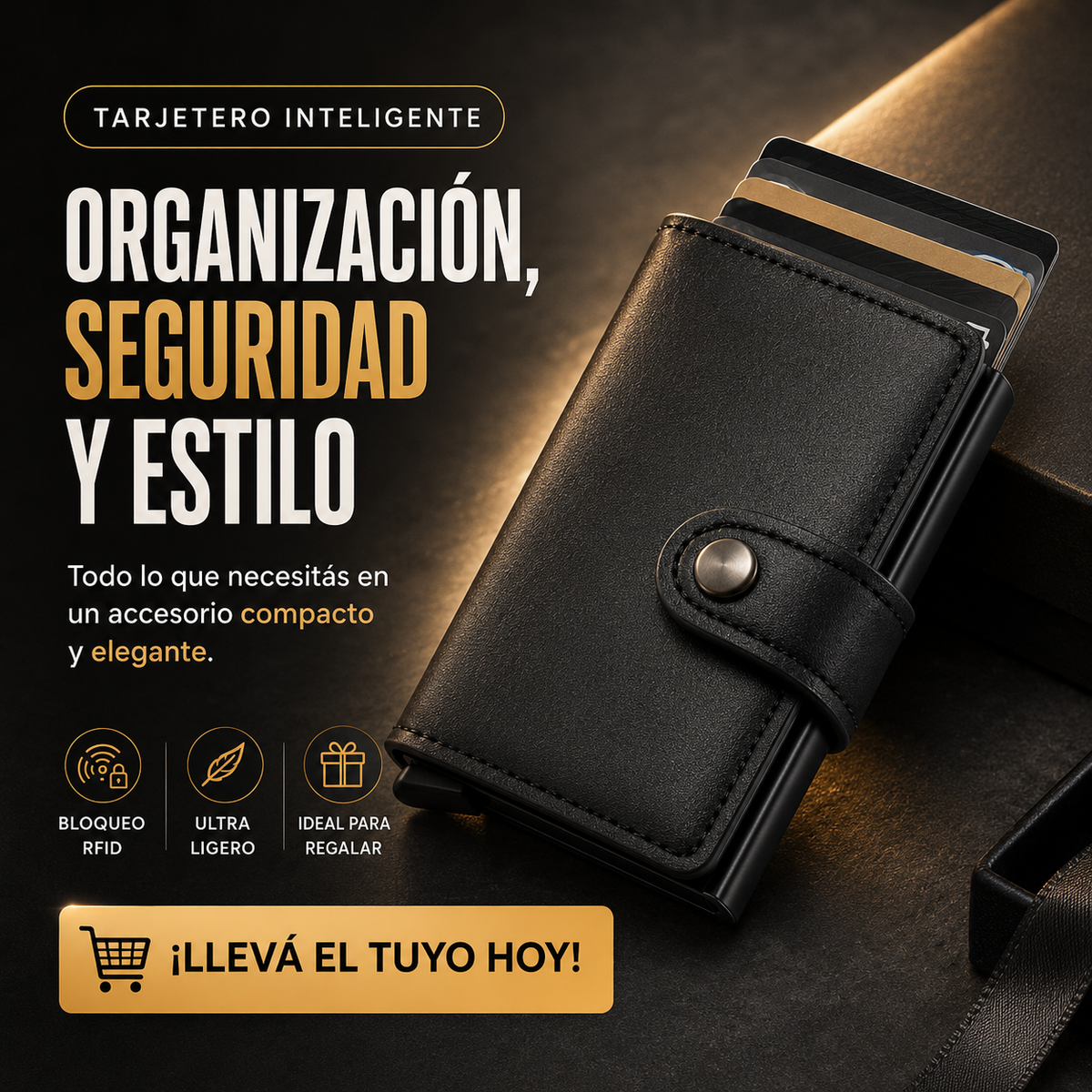 Billetera Con Tarjetero AntiRobo RFID