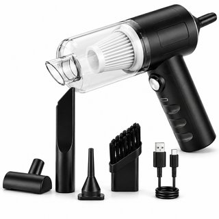 Aspiradora Mini 2 En 1 Portátil Con Accesorios