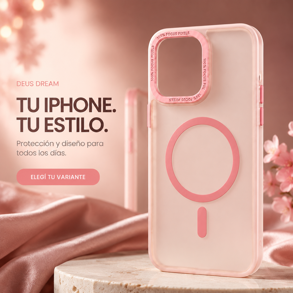 Funda Pixel Rosa para IPhone / Magsafe