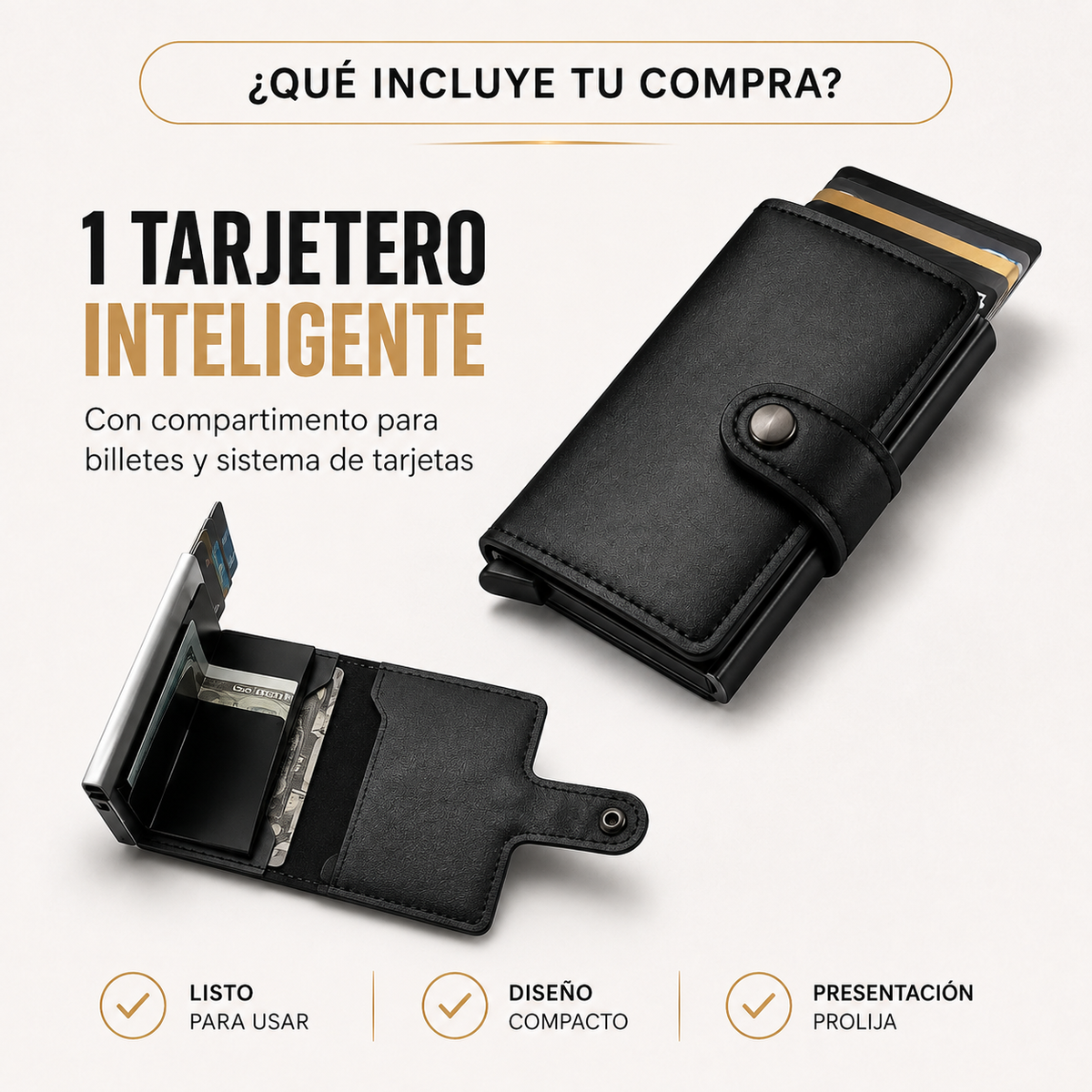 Billetera Con Tarjetero AntiRobo RFID
