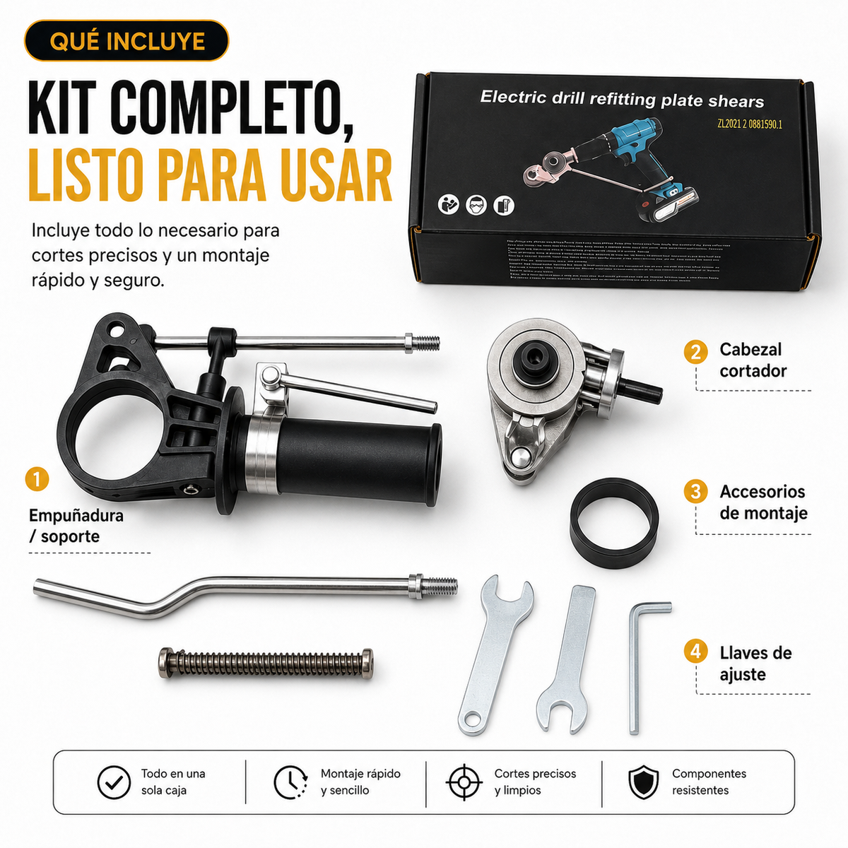 Corta Chapa para Taladro v7