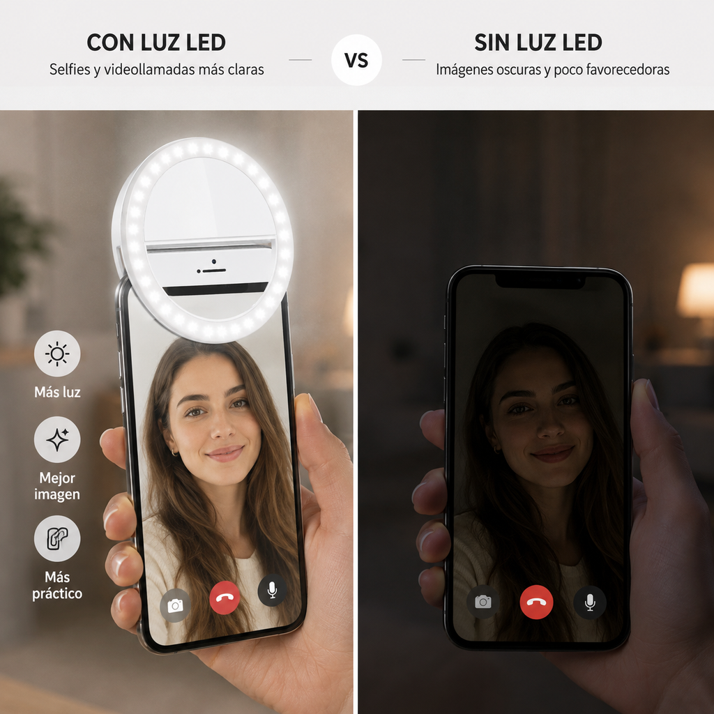 Aro de Luz Led para Celular
