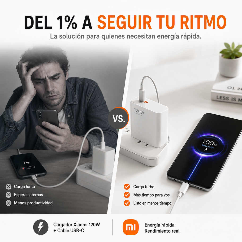 Cargador Xiaomi 120w