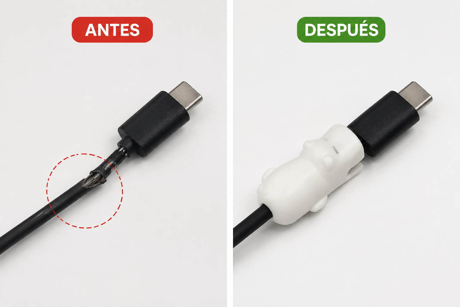 Adaptador para IPhone + Regalo protector