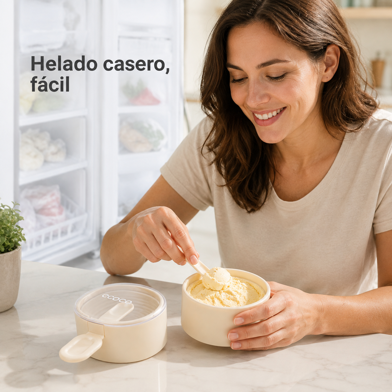 Pocillos para Helado Ecoco