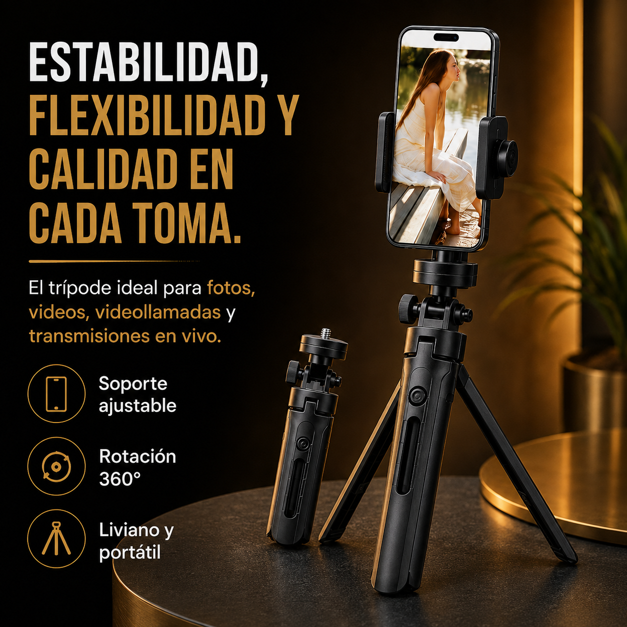 Tripode Con Soporte