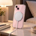 Pack Funda + Cargador inalambrico para IPhone 14 al 17 Pro max