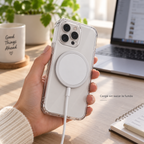 Pack Funda + Cargador inalambrico para IPhone 14 al 17 Pro max