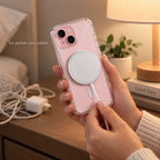 Pack Funda + Cargador inalambrico para IPhone 14 al 17 Pro max