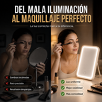 Espejo Rectangular LED de Maquillaje con Luz