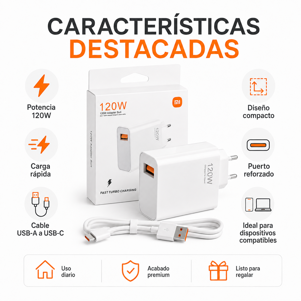 Cargador Xiaomi 120w