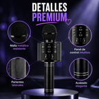 Micrófono Karaoke Bluetooth Inalámbrico Portátil