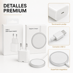 Adaptador + Cargador Inalambrico Magsafe