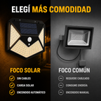Foco Solar 100 Led Sensor Movimiento De Exterior