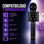 Micrófono Karaoke Bluetooth Inalámbrico Portátil