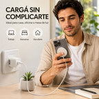 Adaptador + Cargador Inalambrico Magsafe