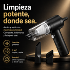 Aspiradora Mini 2 En 1 Portátil Con Accesorios