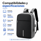 Mochila Antirrobo Con Puerto Usb