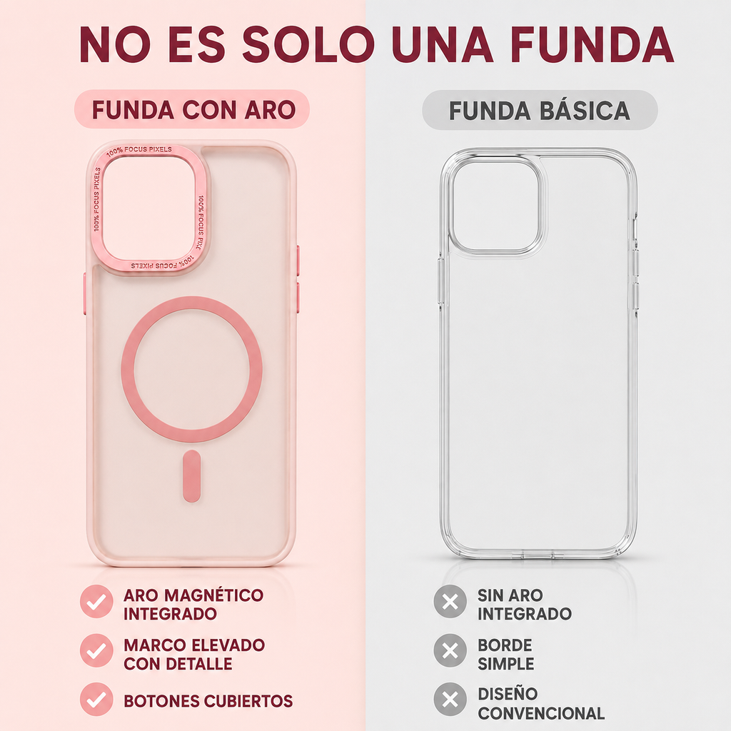Funda Pixel Rosa para IPhone / Magsafe