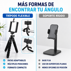 Trípode Flexible Con Soporte Para Celular
