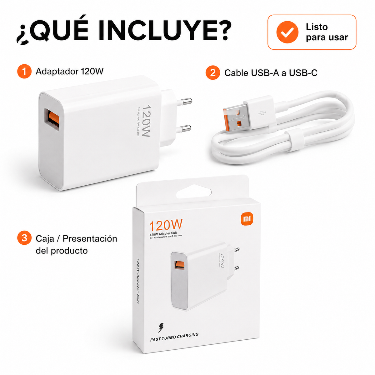 Cargador Xiaomi 120w