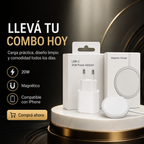 Adaptador + Cargador Inalambrico Magsafe