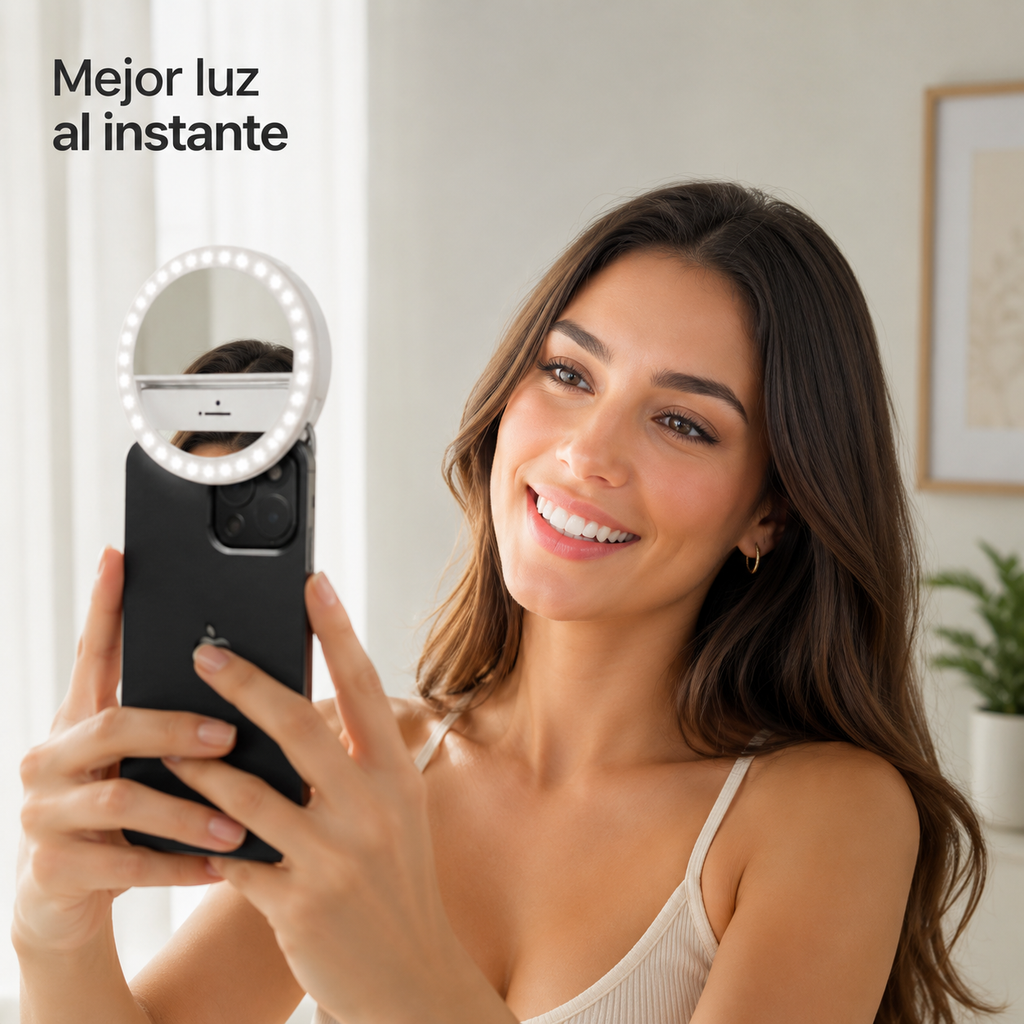 Aro de Luz Led para Celular